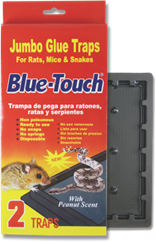 BLUE-TOUCH JUMBO GLUE TRAPS 2 TRAPS 24/48/CS