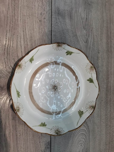 LITTLE DAISY 8" LOTUS PLATE 5/PK 40/CS