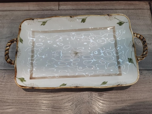 小雏菊14奇形双耳鱼盘 6/PK 24/CS