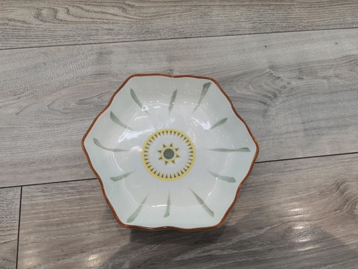 VIENNA 8" HEXAGONAL PLATE 10/PK 40/CS