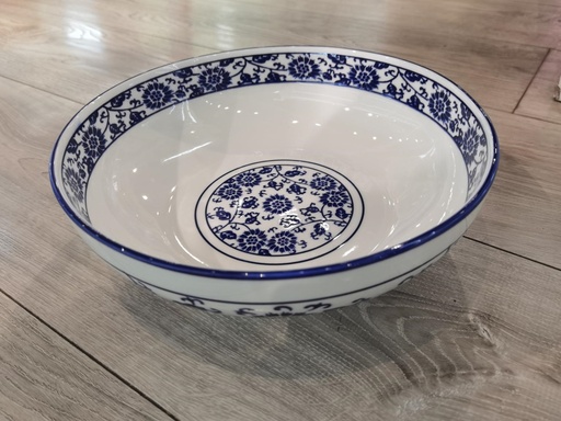 10 BLUE AND WHITE ELECTRONIC BOWLS 5/PK 20/CS