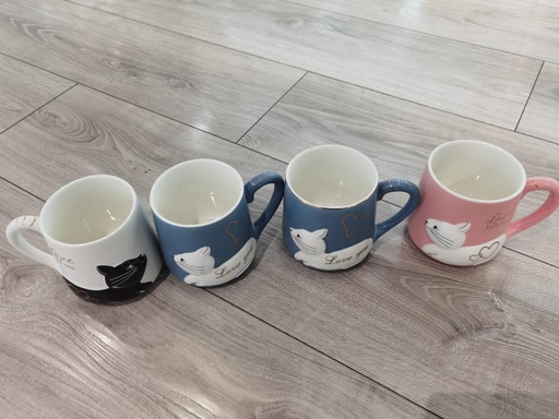 xy042 浮雕猫咪口杯 48/CS