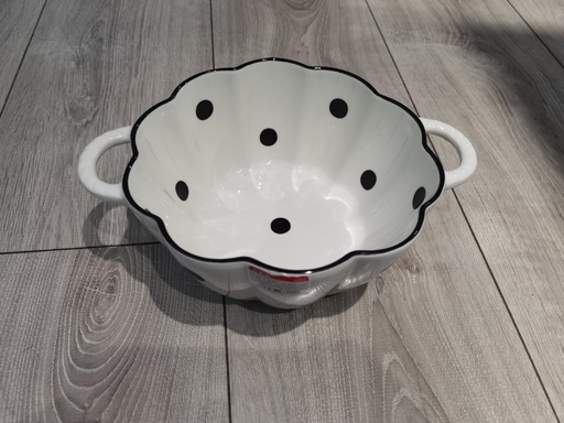 7.5" DOUBLE EAR PUMPKIN BOWL 5/PK 30/CS