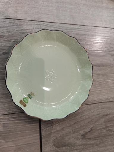 雅诚德S22-058 8炫彩艺佳花边盘 200mm 50/CS