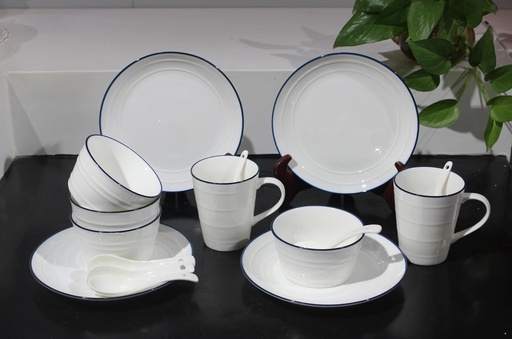 BLUE EDGE 16PCS CUTLERY 8/CS