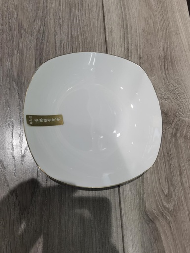 XIANGZHIHAO GOLD INLAID JADE 7" RECIPE SOUP 10/PK 60/CS