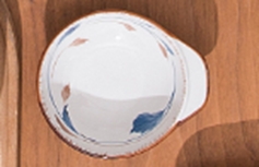 [GS-85-9220] MTL FLEETING 4.5" STONE PATTERN DISH PLATE 20/PK 160/CS
