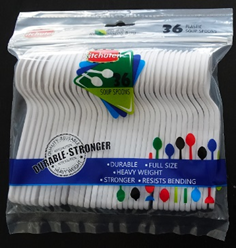 [SF10010] WHITE SOUP SPOON 36/48/CS