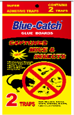 [WS-32276] BLUE-TOUCH FLAT GLUE TRAPS 2 TRAPS 36/144/CS