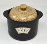 [WZB-BZ-3L] WZB-BZ-3L八珍砂锅-褐色