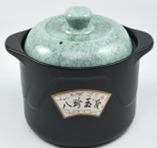 [WZB-BZ-4L] WZB-BZ-4L八珍砂锅-孔雀蓝